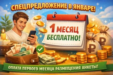 Массажисты могут бесплатно рекламировать услуги на МАССАЖИСТ.РУ в первый месяц